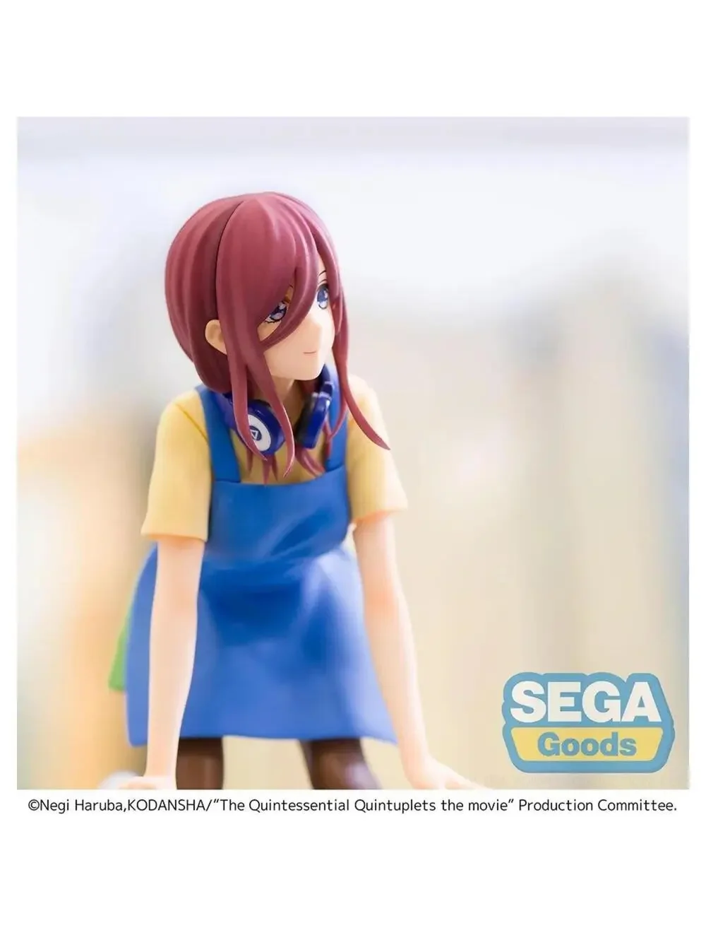SEGA Miku Nakano Figure The Quintessential Quintuplets Movie NIB US Seller